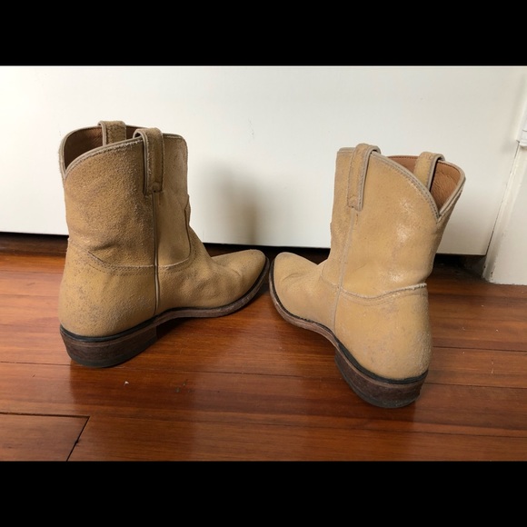 Frye camel western ankle boots size 9.5 - Picture 4 of 6